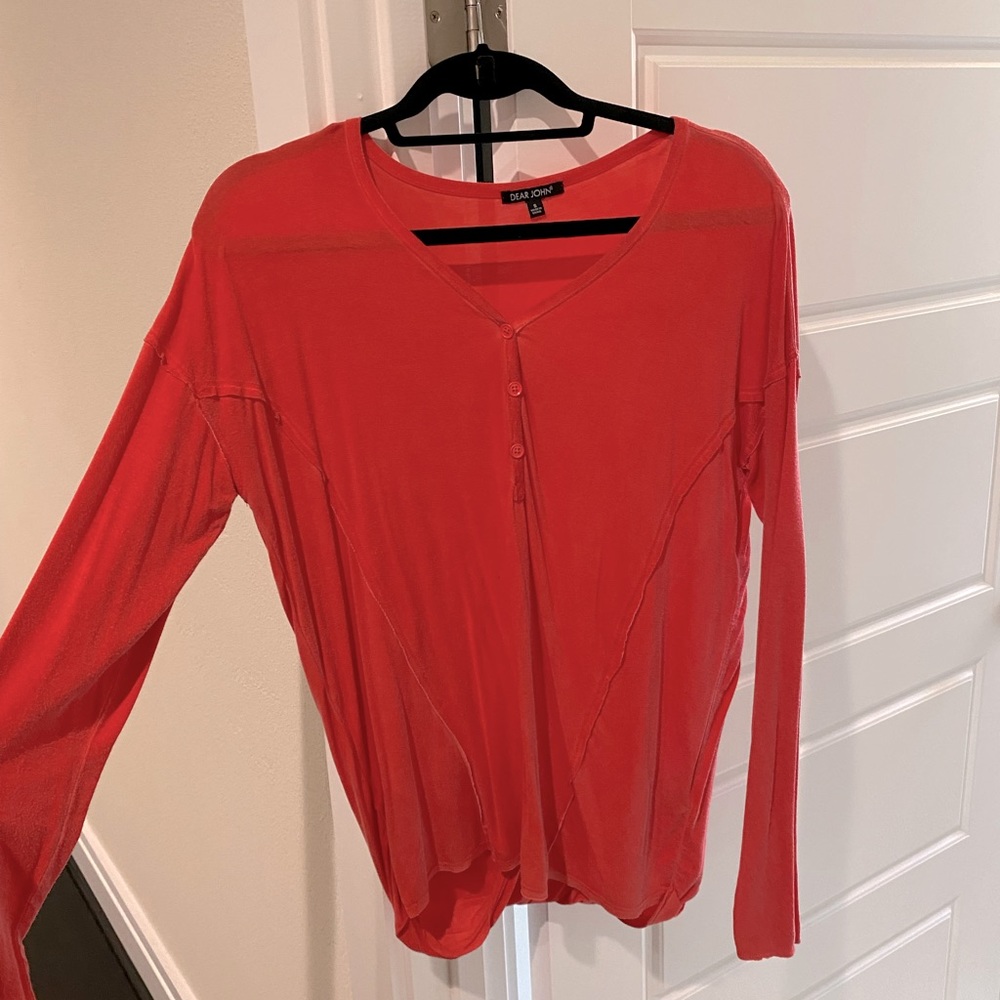 Dear John Open Back Long Sleeved Top